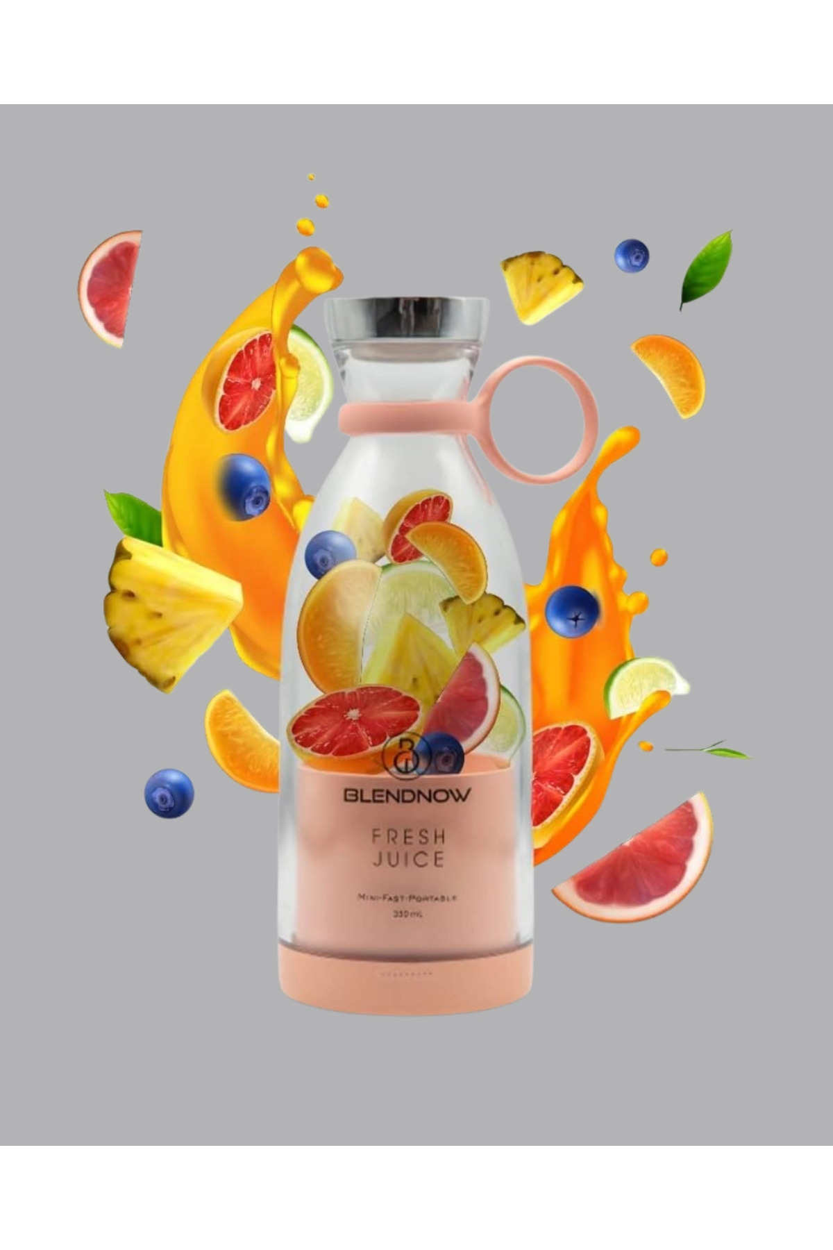 Nemere Çevre Dostu Cam Gövdeli Kablosuz Smoothie Blender Tech fotoğrafı 3 (önizleme)