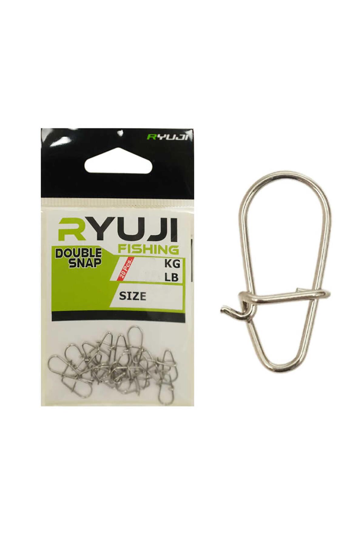 Ryuji Japanese Double Snap Suni Yem Klipsi 0 No - 20 Adet - Fiyatı