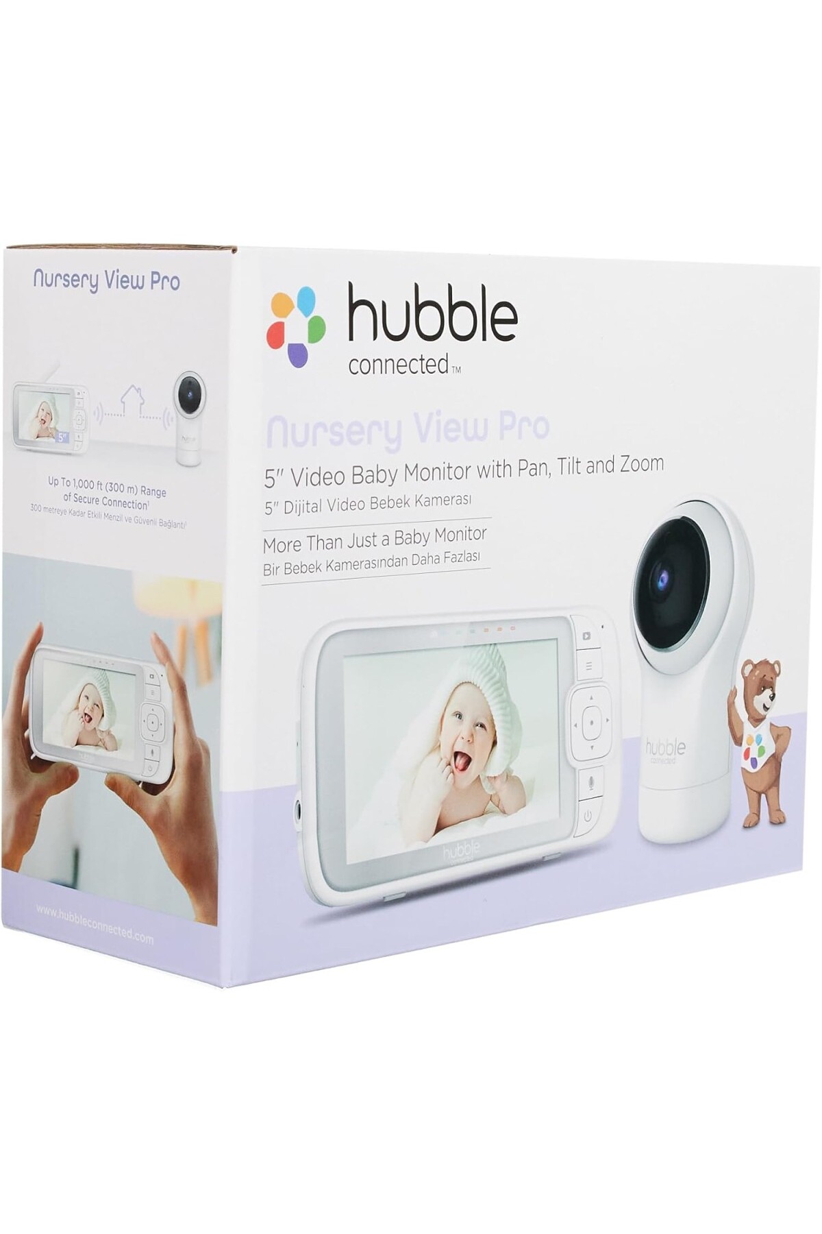 AyrStore HUBBLE NURSERY VİEW PRO 5’’ Dijital Ekranlı Bebek Kamerası fotoğrafı 6 (önizleme)