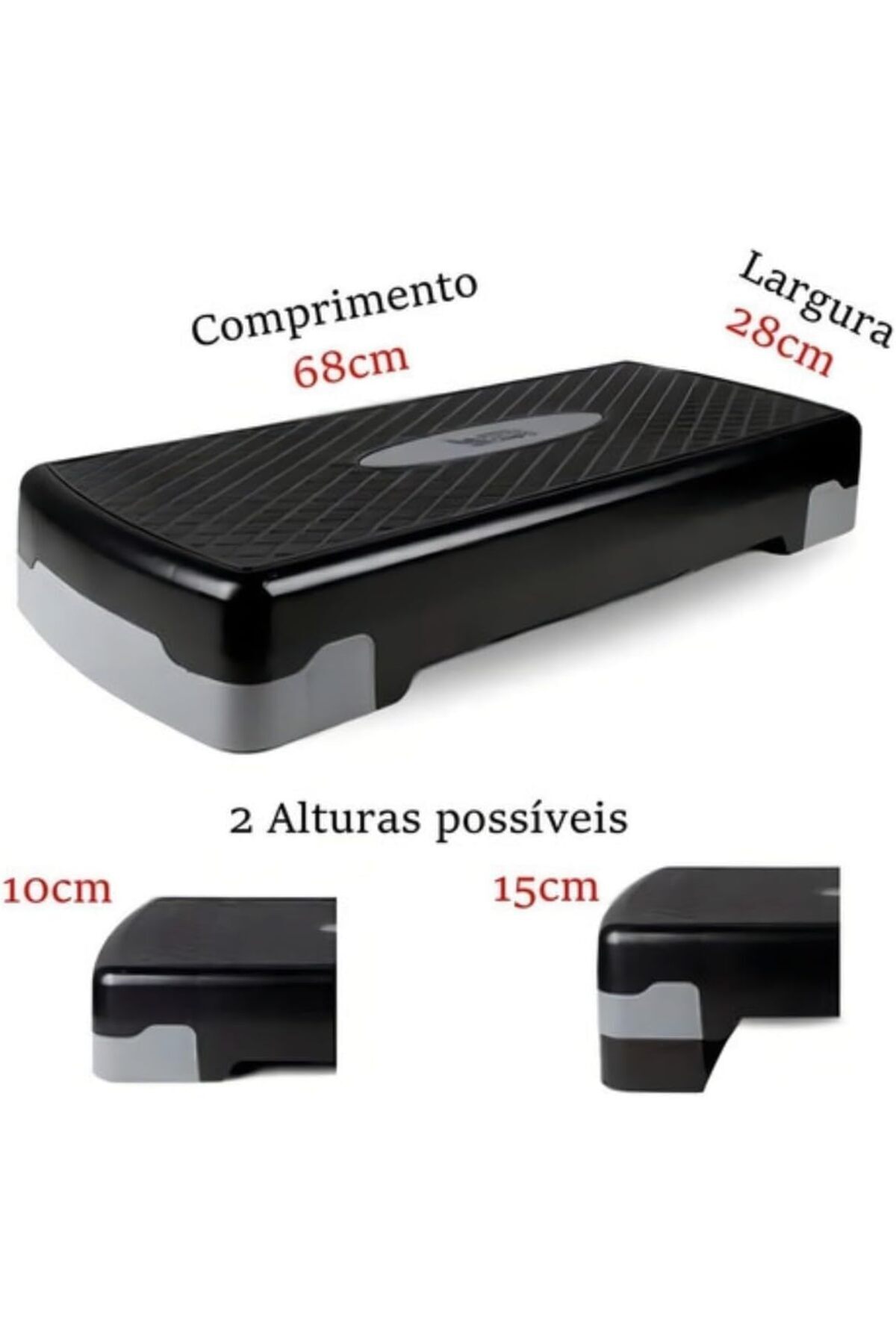 منصة إيروبيك قابلة للتعديل لتمارين اللياقة درجة رياضية للمنزل وصالة الألعاب - خطوة تمارين كارديو 💪
