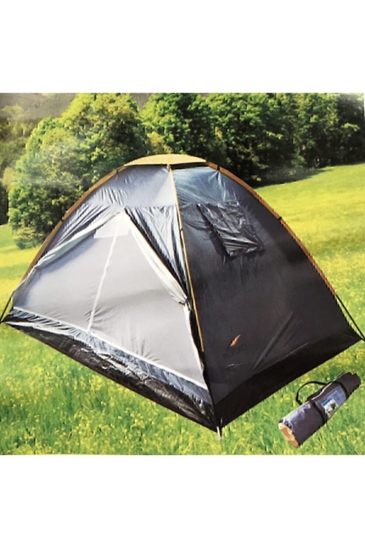 Empressco 7 Kişilik Mavi ve Sarı Kamp Çadır 320x240x180 cm