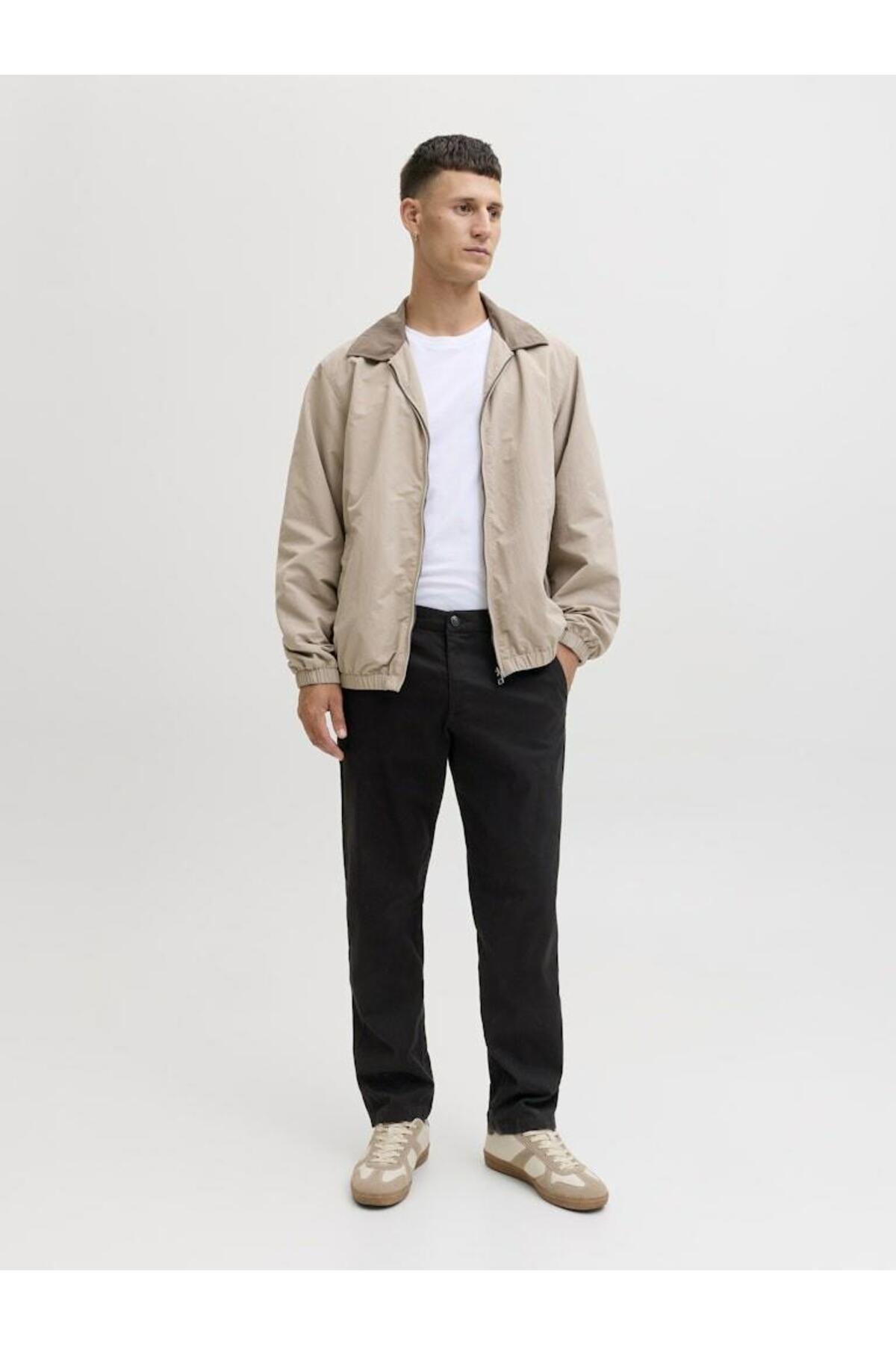 شلوار مردانه راسته فاق کوتاه | جک اند جونز Jack & Jones 12288462 - تصویر 5