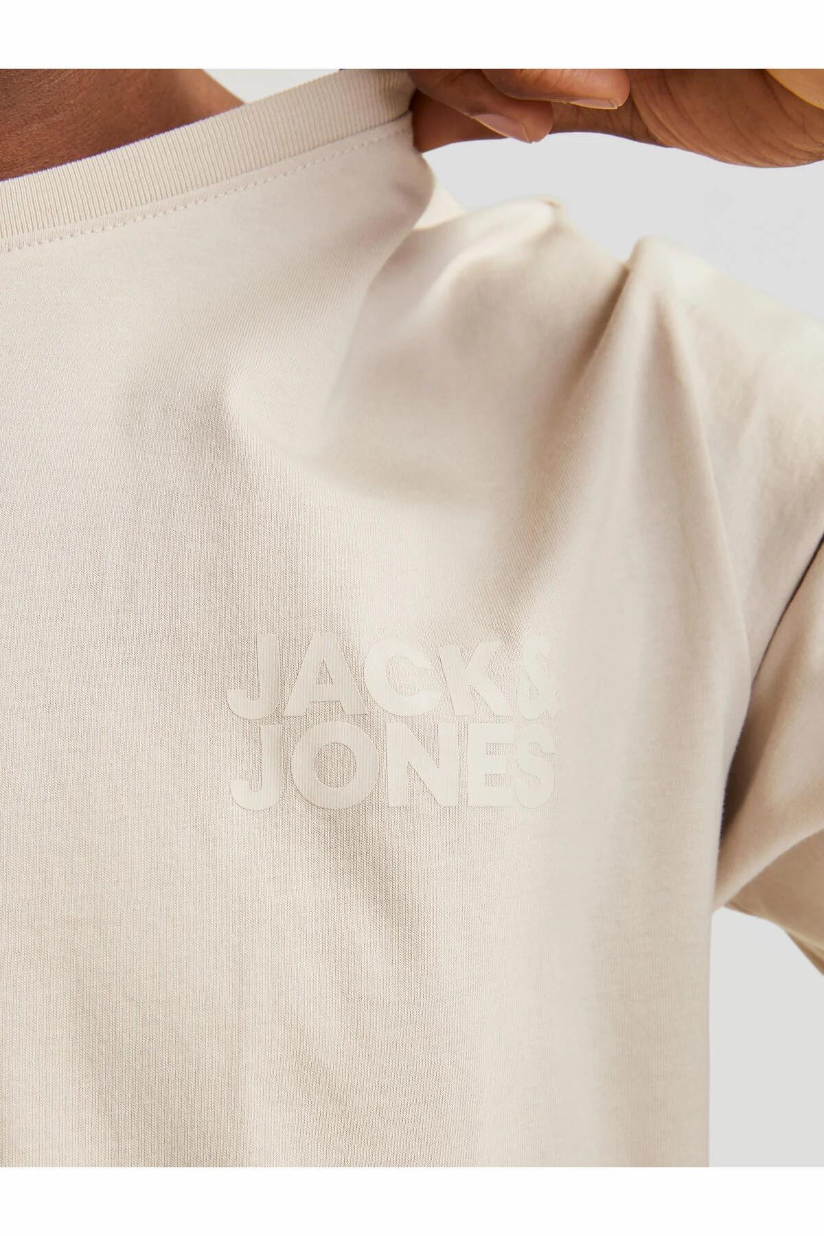 تیشرت مردانه طرح دار آستین کوتاه | جک اند جونز Jack & Jones TYCB50B546BA3A6A00 - تصویر 5