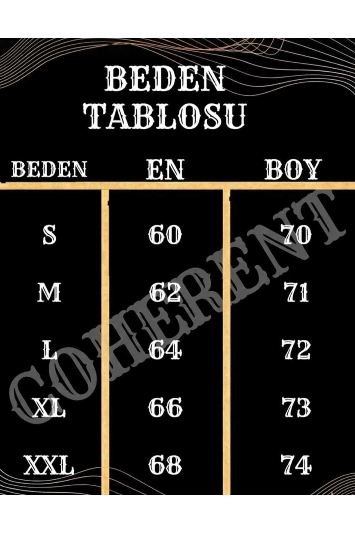 COHERENT  Unisex Erkek/Kadın Renkli KRDLKÇK Özel Baskılı Pamuklu Oversize Kapüşonlu Sweatshirt - Görsel 3