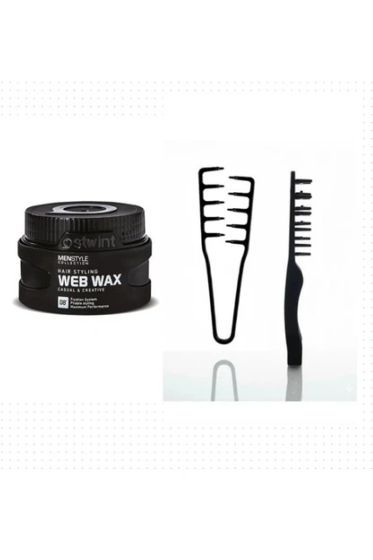 ABSOLUTE Saç Şekillendirici Web Wax No:8 150 Ml+ Mucizevi Tarak 2'li Set — şekillendirici