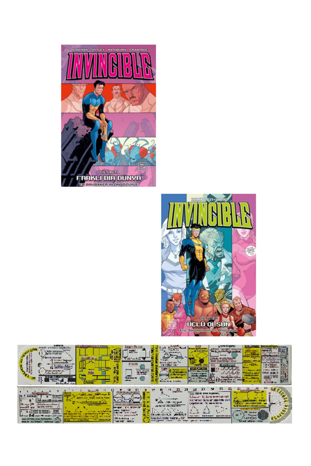 Destek Yayınları Invincible 6-7. Ciltler Manga Seti + Özel Cetvel