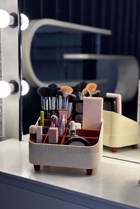 Sun3Day Luxery Serisi Ayaklı Makyaj Organizeri - Çok Bölmeli Kozmetik Düzenle...