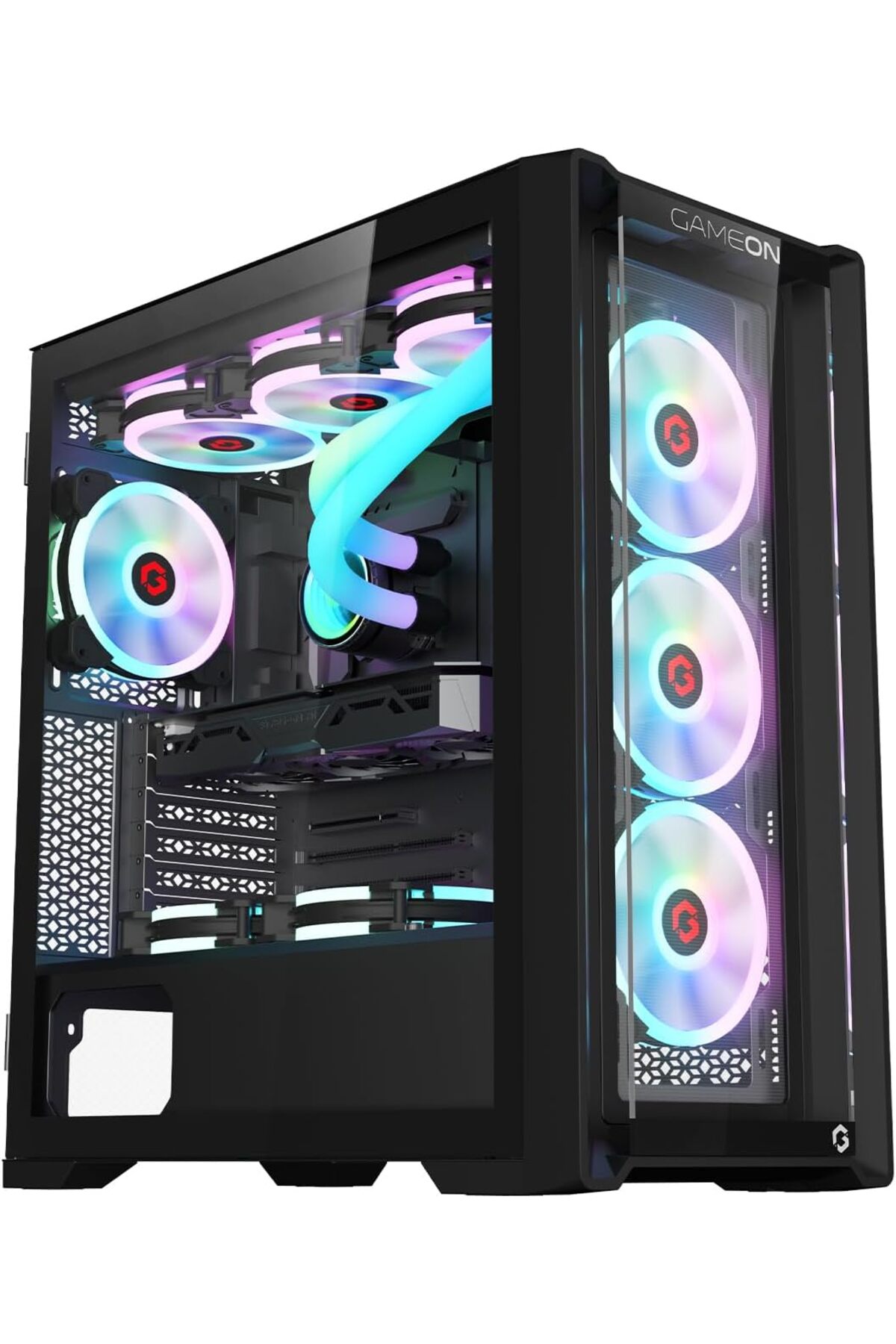 Generic Game On Midnight Series Mid Tower Gaming PC Case- Trendyol