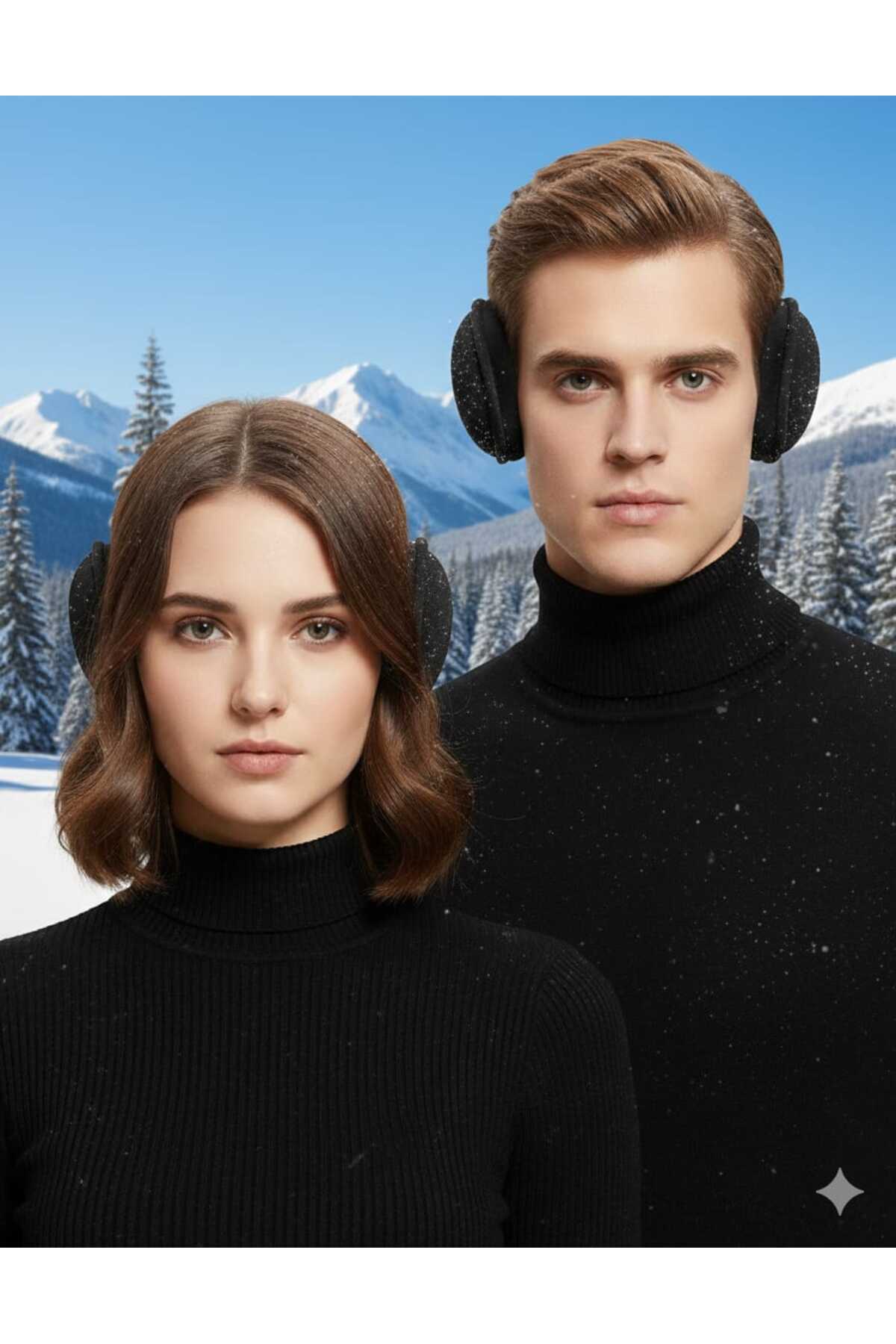 Betülce 2'li Unisex Polar Kulaklık, Kışlık Kulak Koruyucu | Rüzgar Geçirmez görsel 3