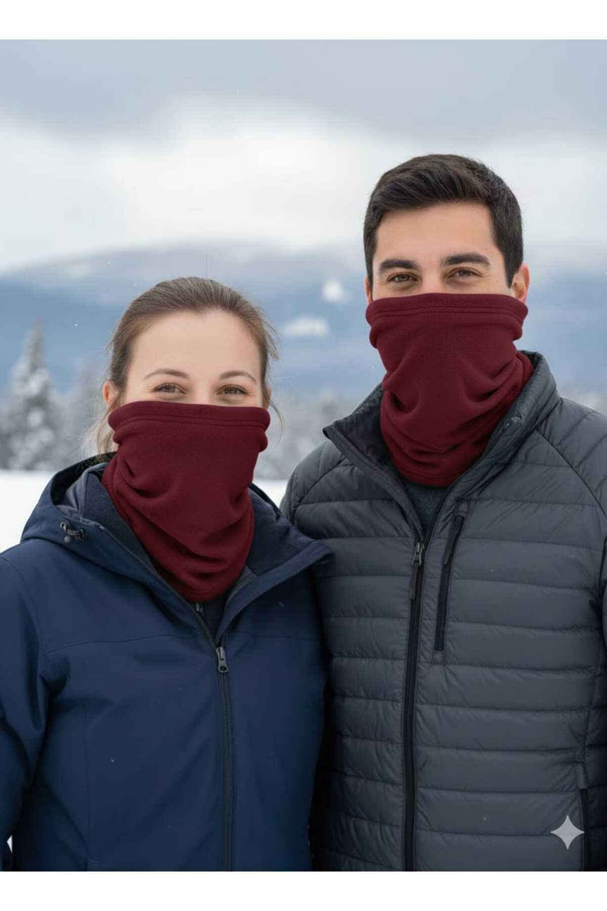 Betülce 2'li Kışlık Polar Boyunluk | Unisex | Nefes Alabilir & Sıcak Tutan Çift Seti