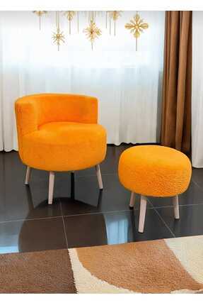 KRL ikili çay seti salon balkon ofis berjer puf