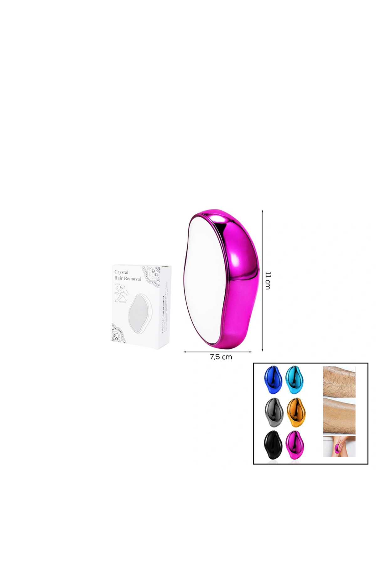 shopwave BRK EPILATOR KRİSTAL TÜY ALMA EPİLATÖRÜ (5047) — HTC1250472202770