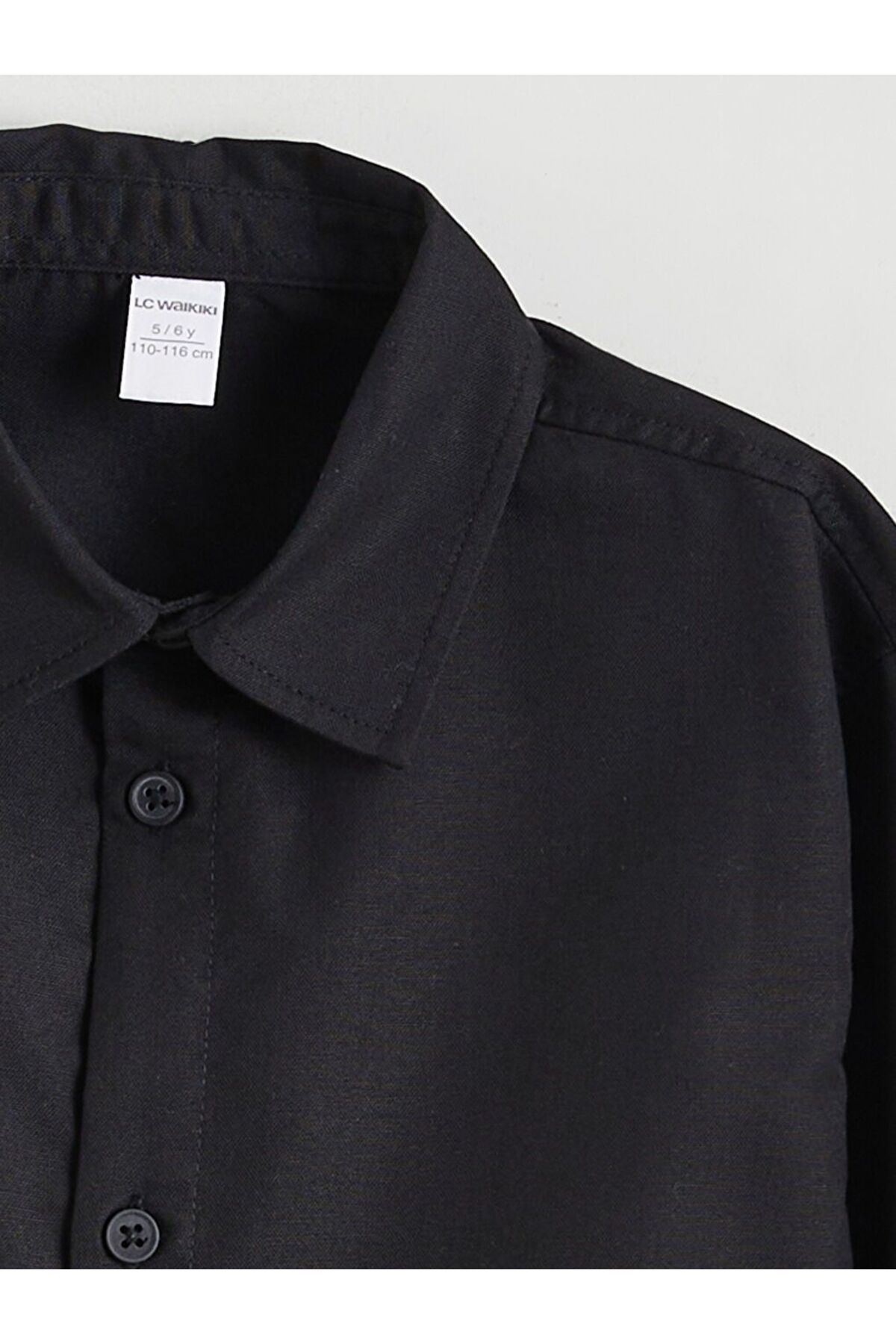 LC Waikiki LCW Kids Basic Erkek Çocuk Gömlek fotoğrafı 3 (önizleme)