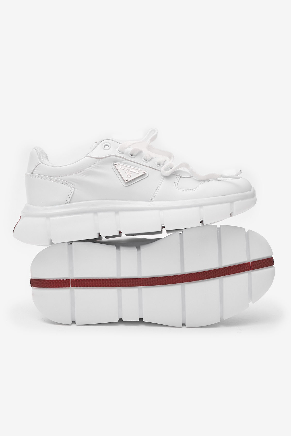 Tonny Black  Erkek Beyaz Spor Ayakkabı - Görsel 4