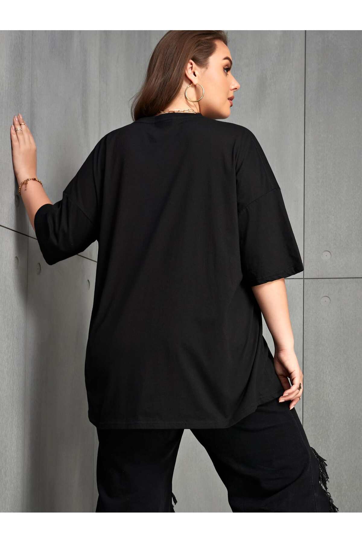 DAXİS Sportwear Company Bisiklet Yaka Penye T-shirt görsel 2