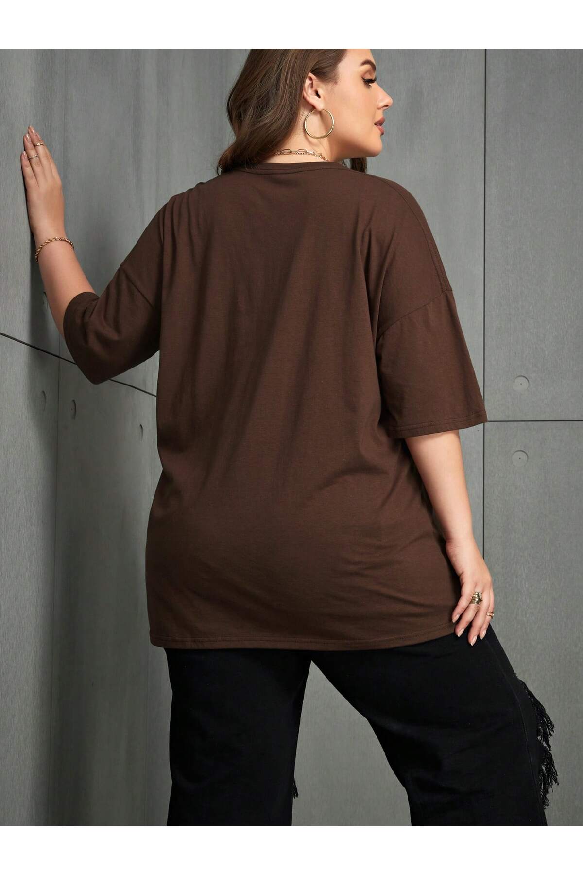 DAXİS Sportwear Company Bisiklet Yaka Penye T-shirt görsel 2