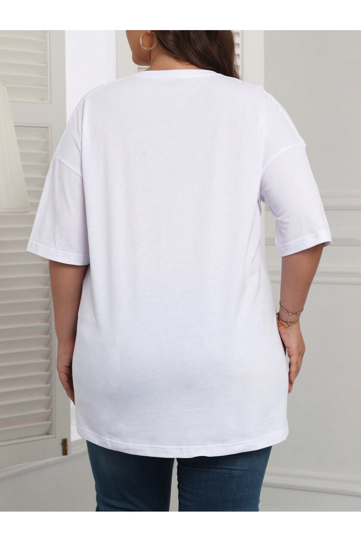 DAXİS Sportwear Company Bisiklet Yaka Penye T-shirt görsel 2