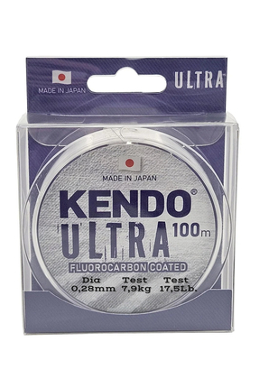 Kendo Ultra Fluorocarbon Coated 100m White Misina 0.28mm