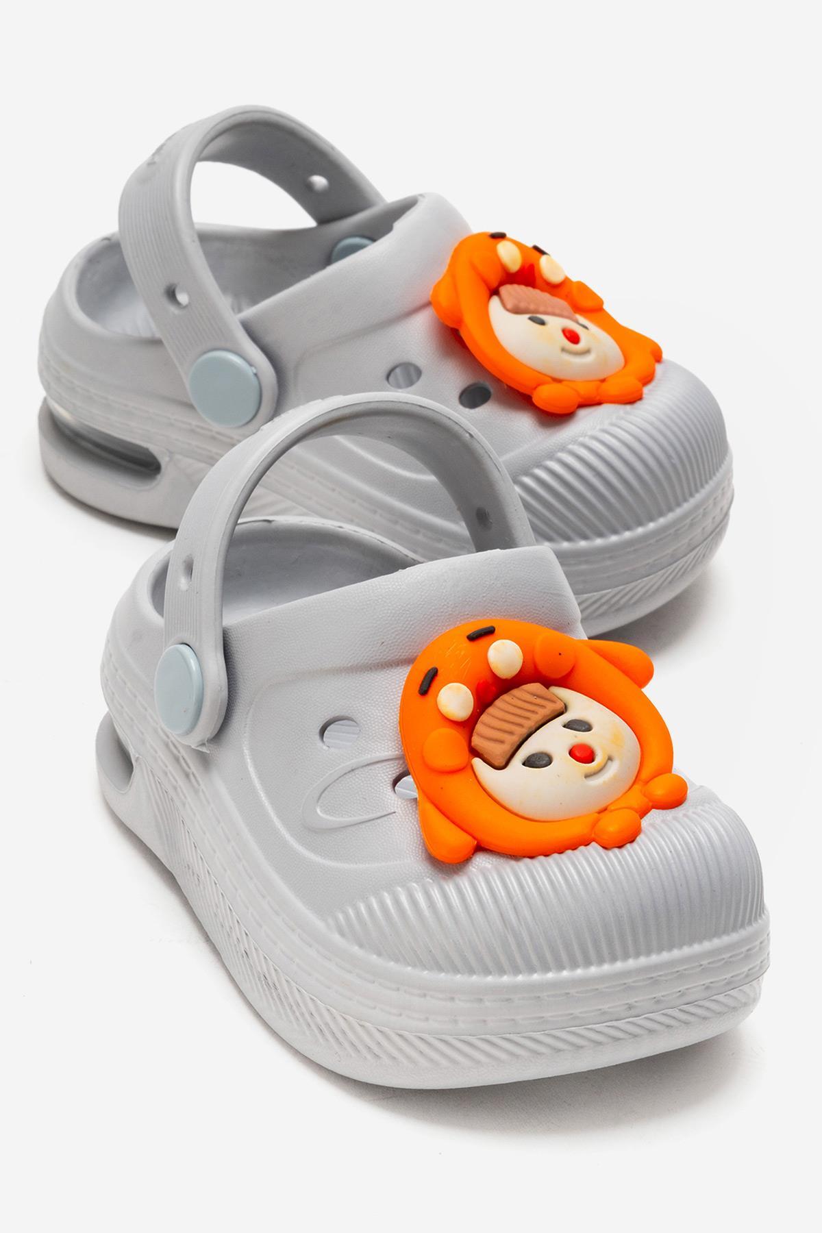 Children's Emoji Sabo Slippers with Light ICE
