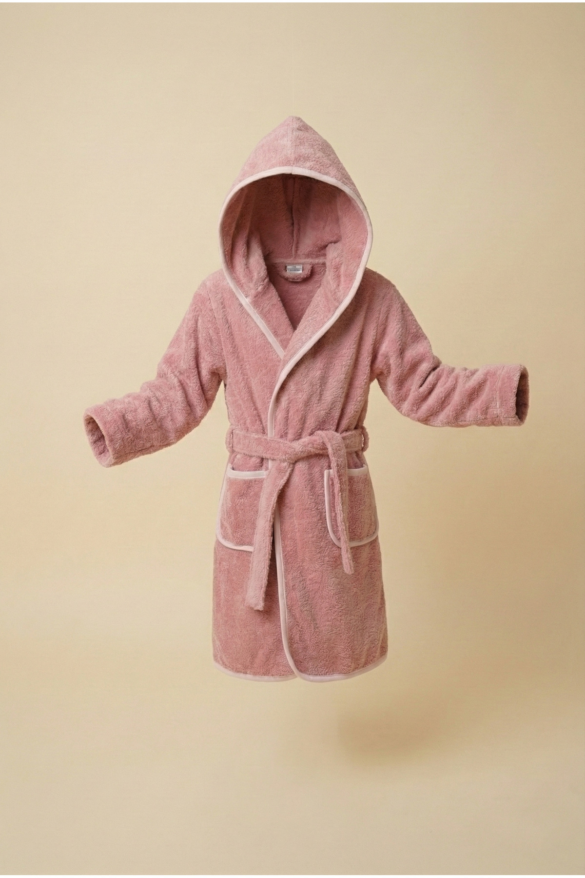 Motif Mağaza *İHRAÇ FAZLASI* Çocuk Bornozu Kapüşonlu Cepli Premium MicroCotton %100 Pamuk -HAFİF KUSURLUDUR- fotoğrafı 5 (önizleme)