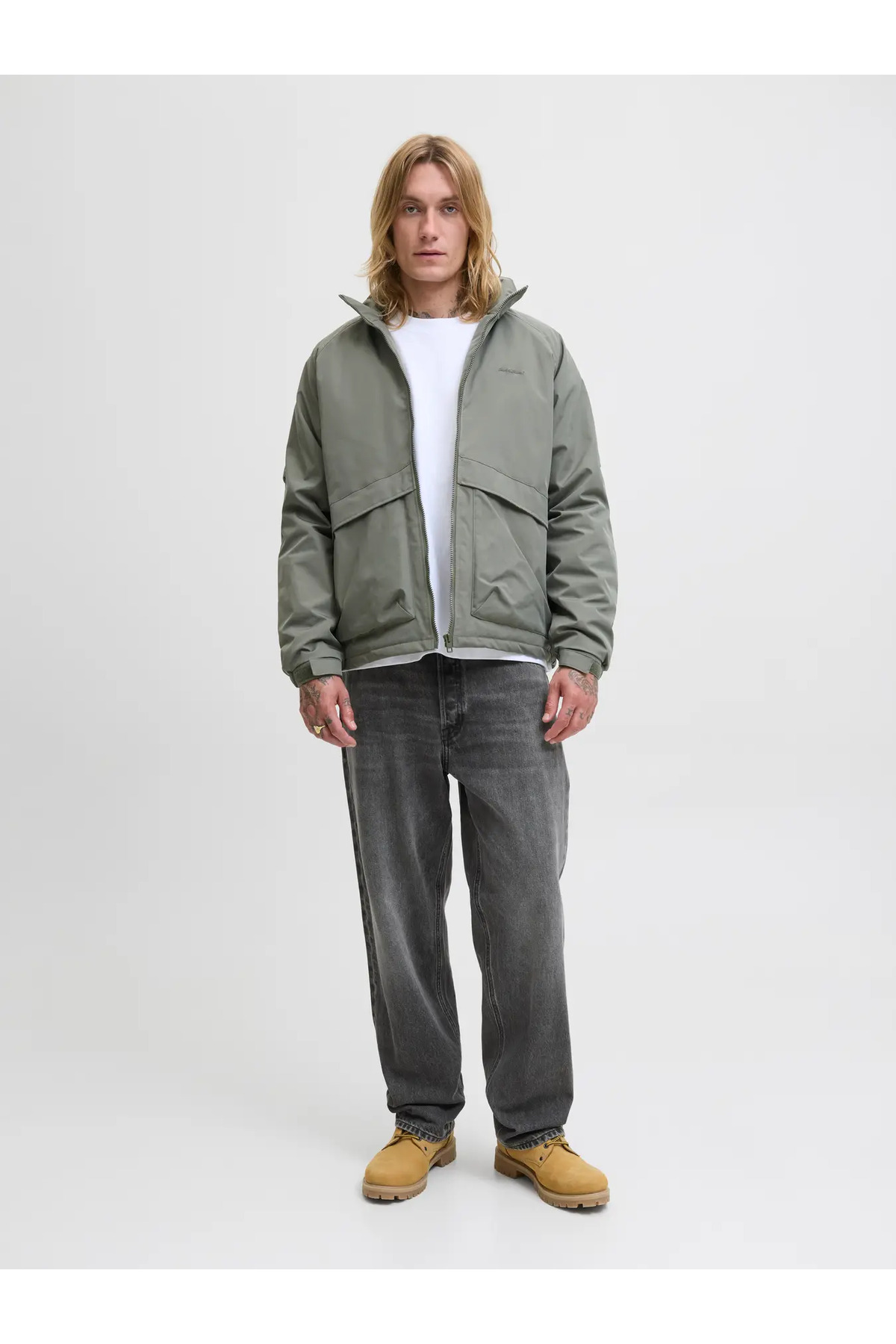 شلوار جین مردانه راسته فاق بلند | جک اند جونز Jack & Jones 12278153 - تصویر 5
