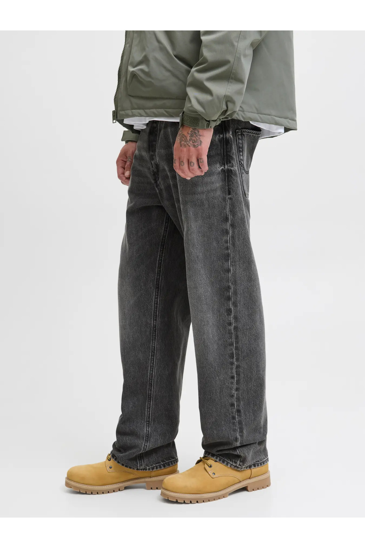 شلوار جین مردانه راسته فاق بلند | جک اند جونز Jack & Jones 12278153 - تصویر 7