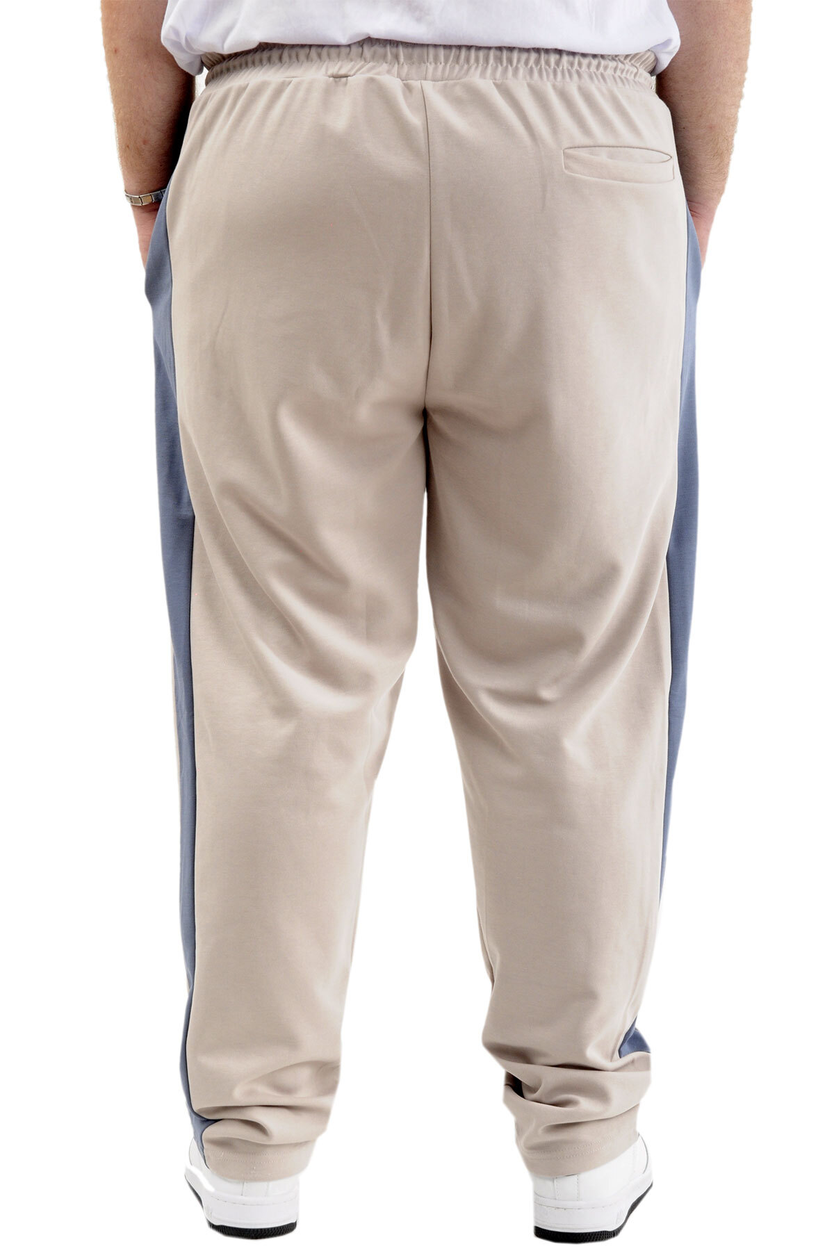 ModeXL Mode XL Erkek Büyük Beden Eşofman Altı Cepli İnterlok GARNILI 24518 Gri görsel 5