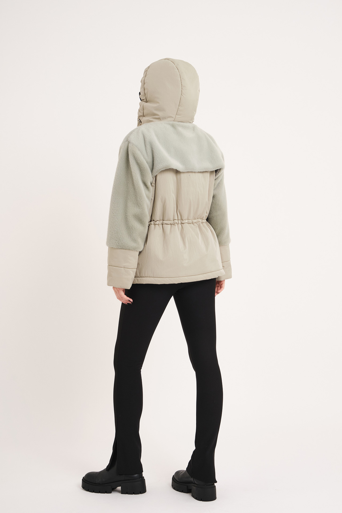 VERDA  Kürk Detaylı Mont - Görsel 3