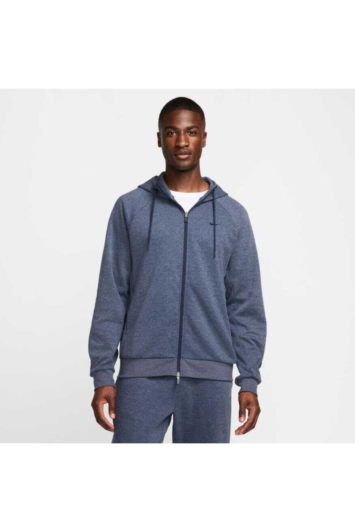 Nike FZ0967 473 Dri-FIT UV Primary Fz Hoodie Erkek Sweatshirt