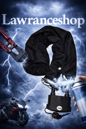 lawrenceshop Strong Grade 13mm 1,50 metre *Kesilmez Motorsiklet Zinciri + Yal...