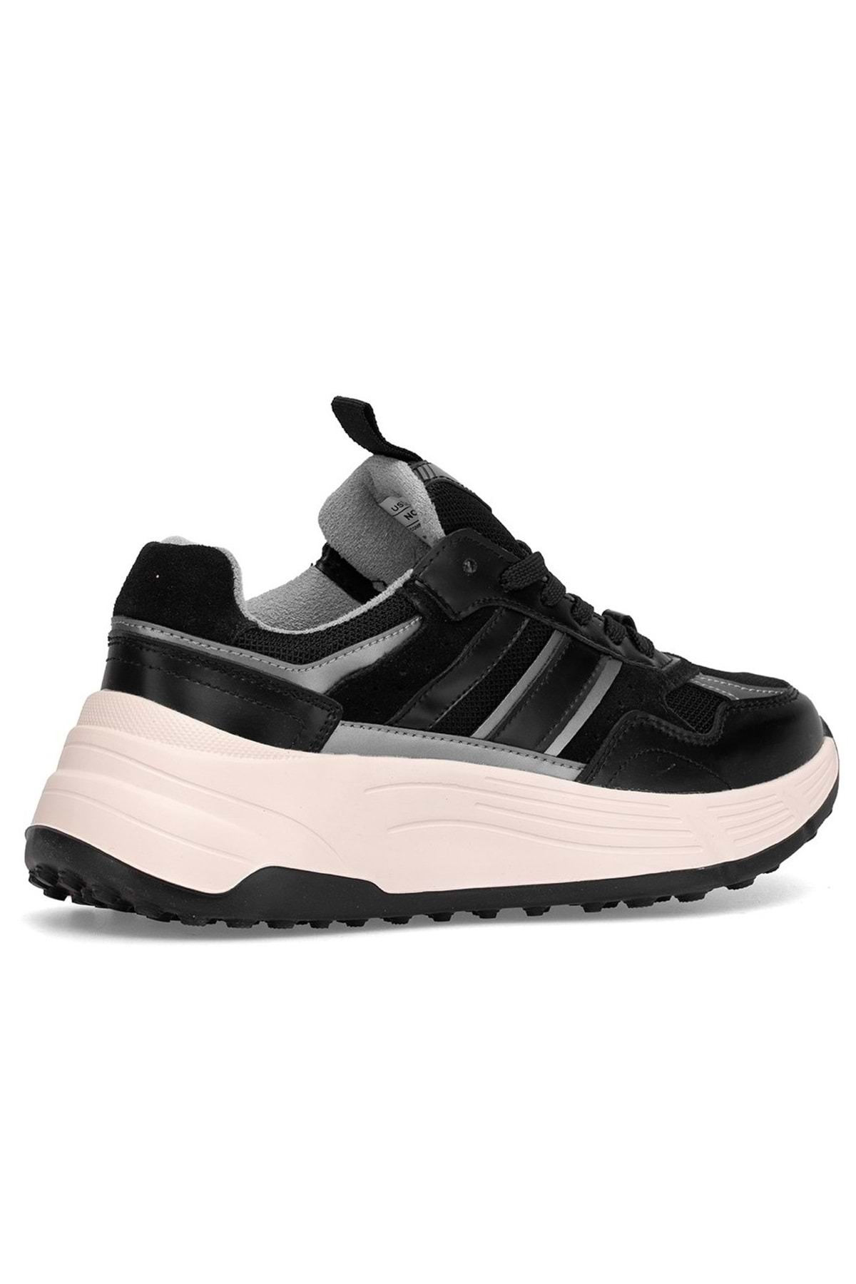 122230033 Martına Deri Unisex Sneaker Ayakkabı SİYAH — مشکی VSK-AST10213 — تصویر 4 از 5