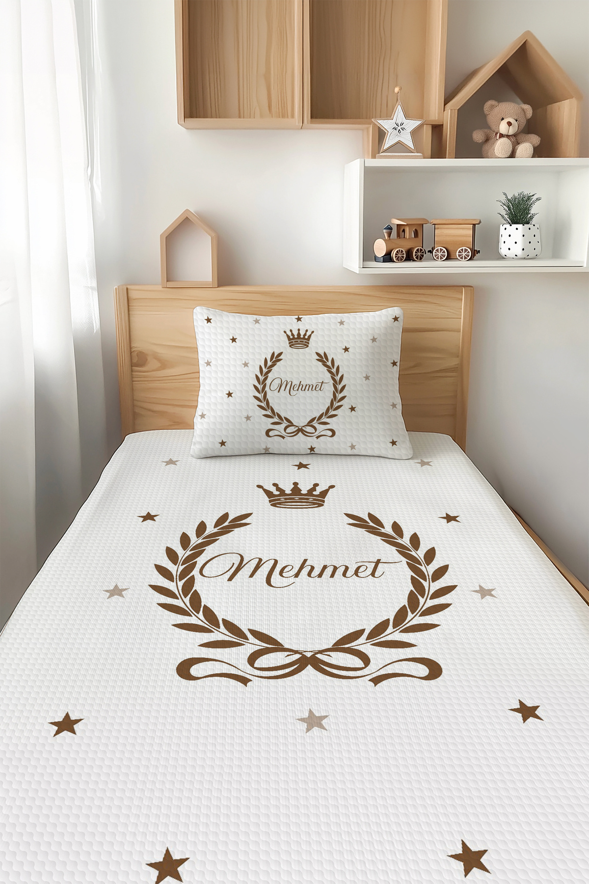 Named Circumcision Patterned Children's Room Quilting SetTLAP-331