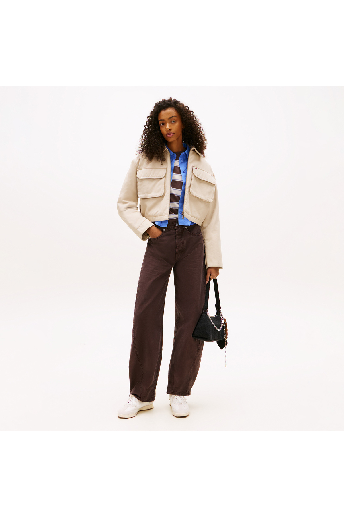 Tommy Hilfiger Cropped Workwear Kadın Bej Ceket - Fiyatı, Yorumları