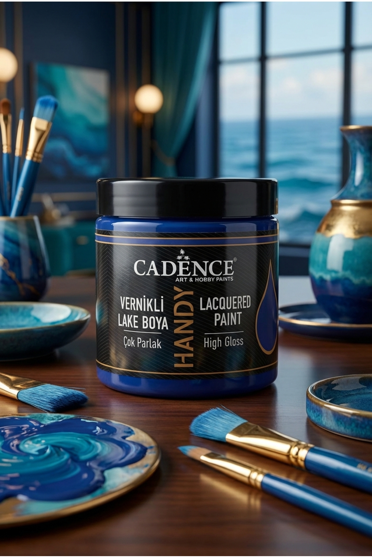 Cadence Handy Lake Parlak L030 Okyanus 250 ml Boya Tüm Yüzeyler