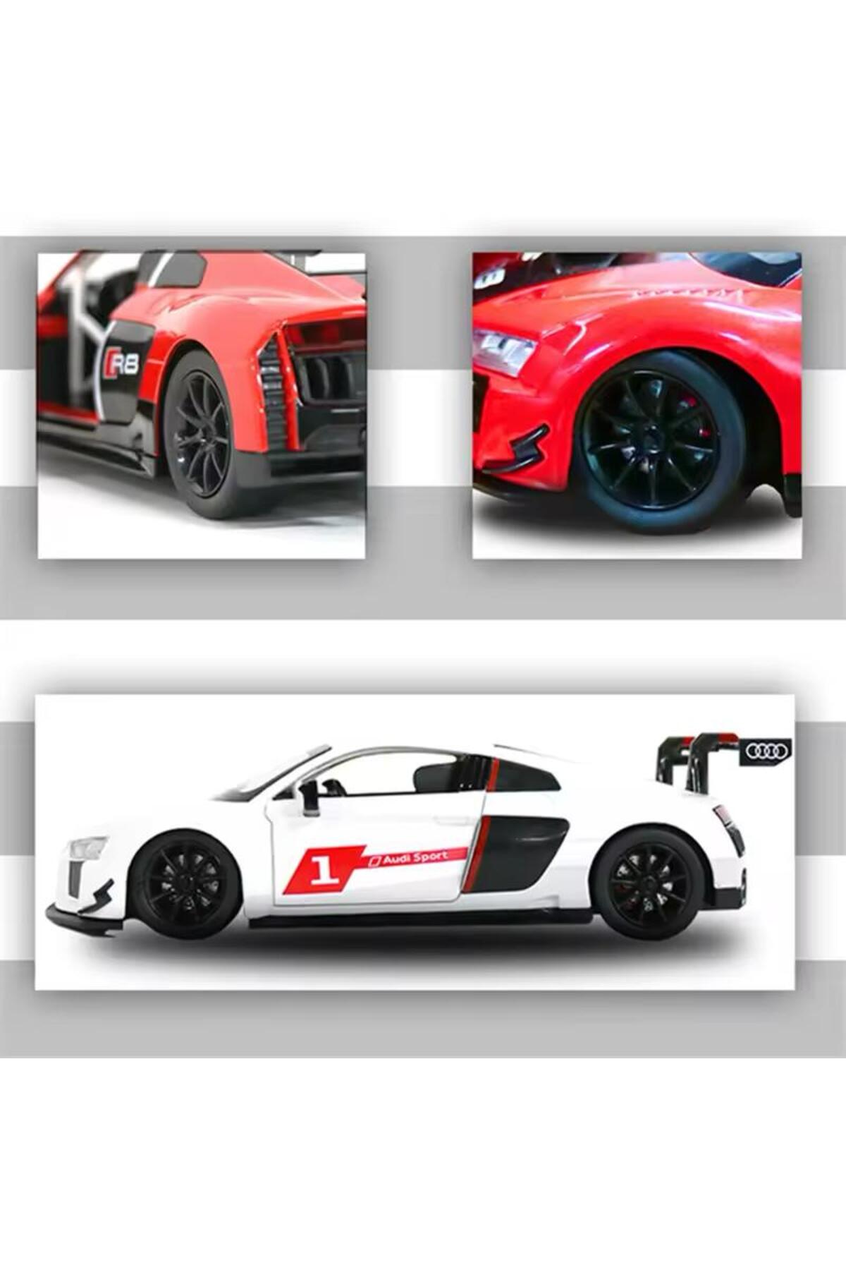 scntoys Audi R8 LMS Diecast Model Araba Açılan Kapılar Audi Yarış