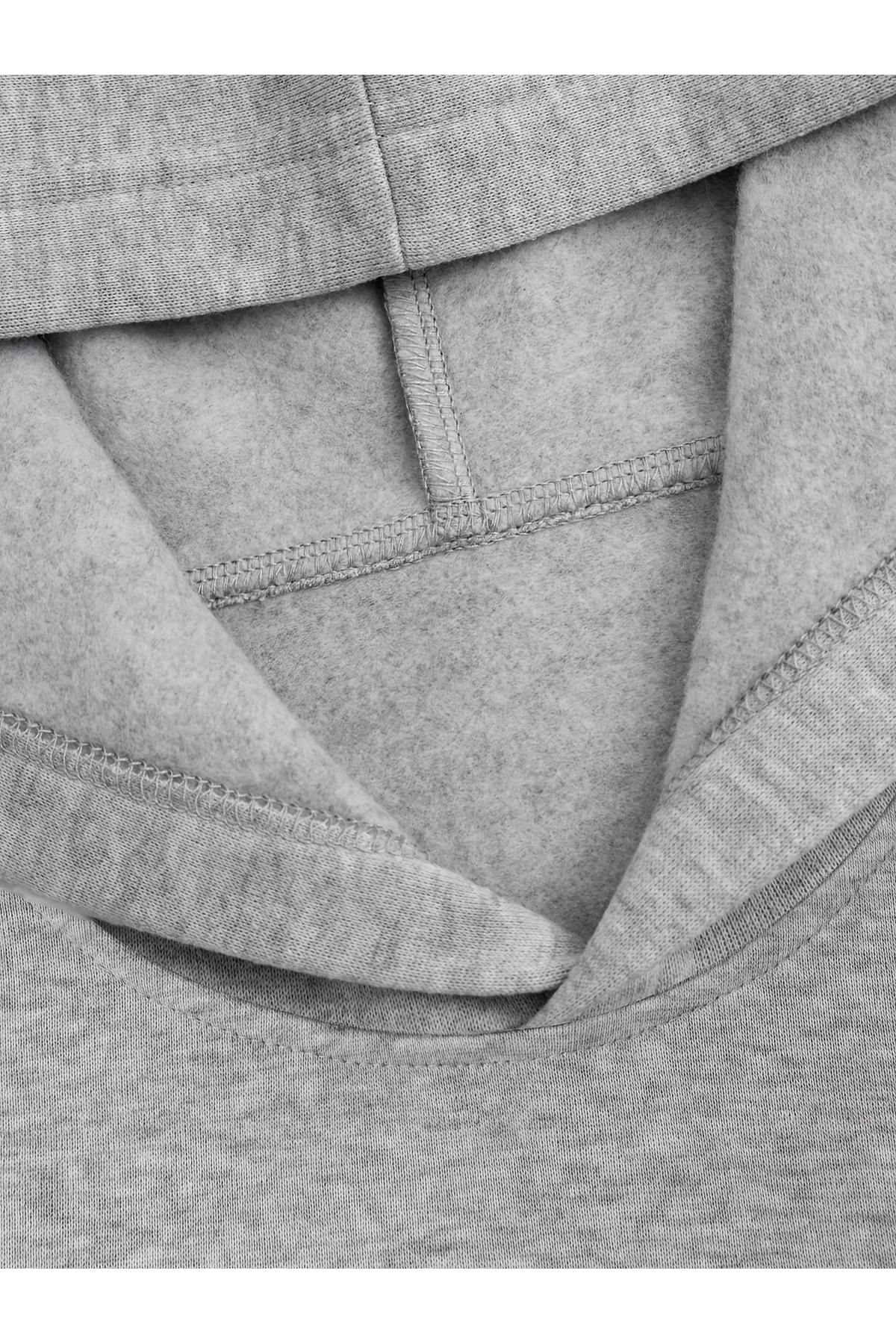 Deocept Unisex Minimal Baskılı Oversize Kapüşonlu Sweatshirt görsel 3