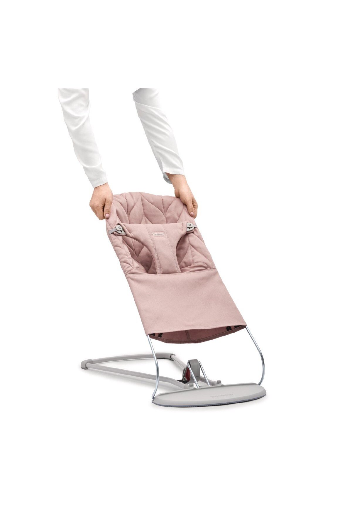 Infant Carrier Cover Woven Petal Dusty Pink