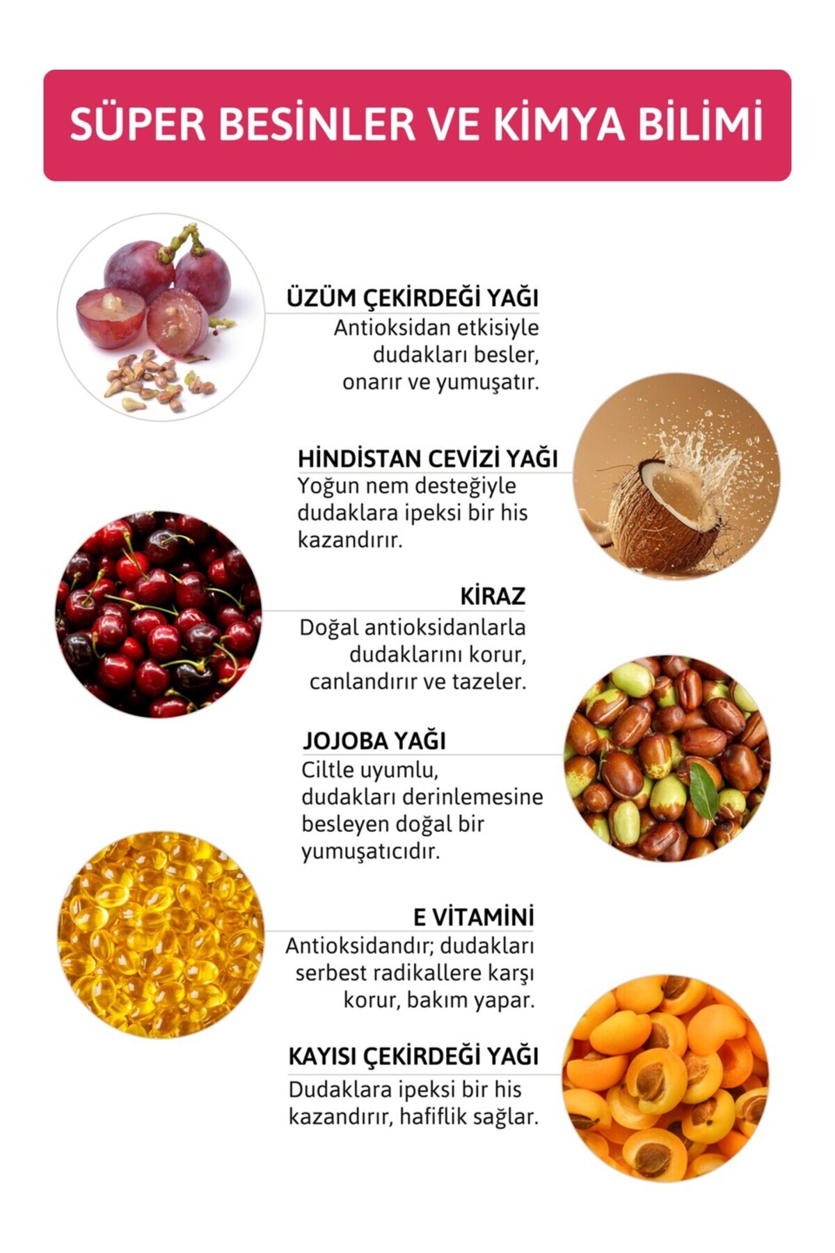 سرم لب براق کننده لب با روغن گیلاس، مرطوب کننده و براق کننده، حجم دهنده، ۵ میلی لیتر — TTC145 — تصویر 3 از 5