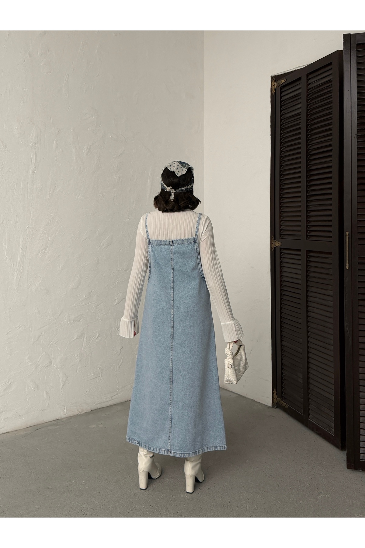 Blue Wings  UZUN BAHÇIVAN ELBİSE - Görsel 9