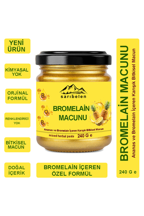 sarıbelen Bromelain Macunu 240 g – Ananas Enzimli Bitkisel Macun