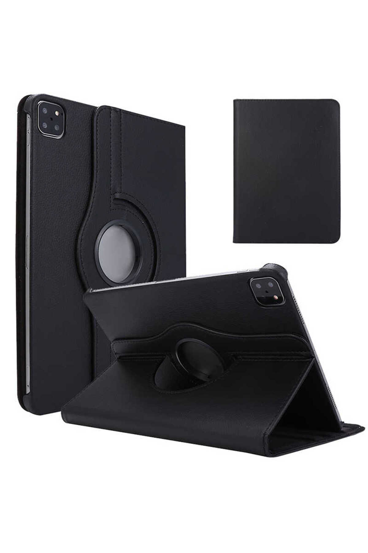 iPad Air 11 2025 M3 STSR Dönebilen Standlı Kılıf - Siyah