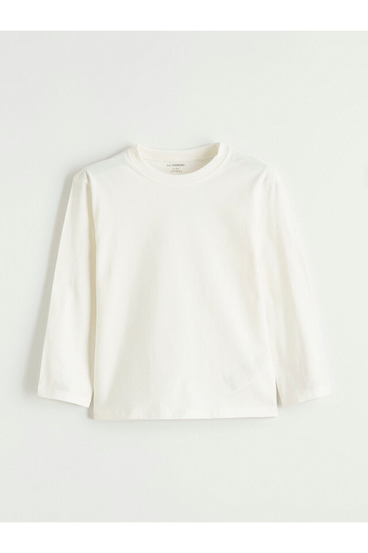 LC Waikiki Nevaa Collection Ekru Bisiklet Yaka Erkek Çocuk Tişört 3'lü fotoğrafı 4 (önizleme)