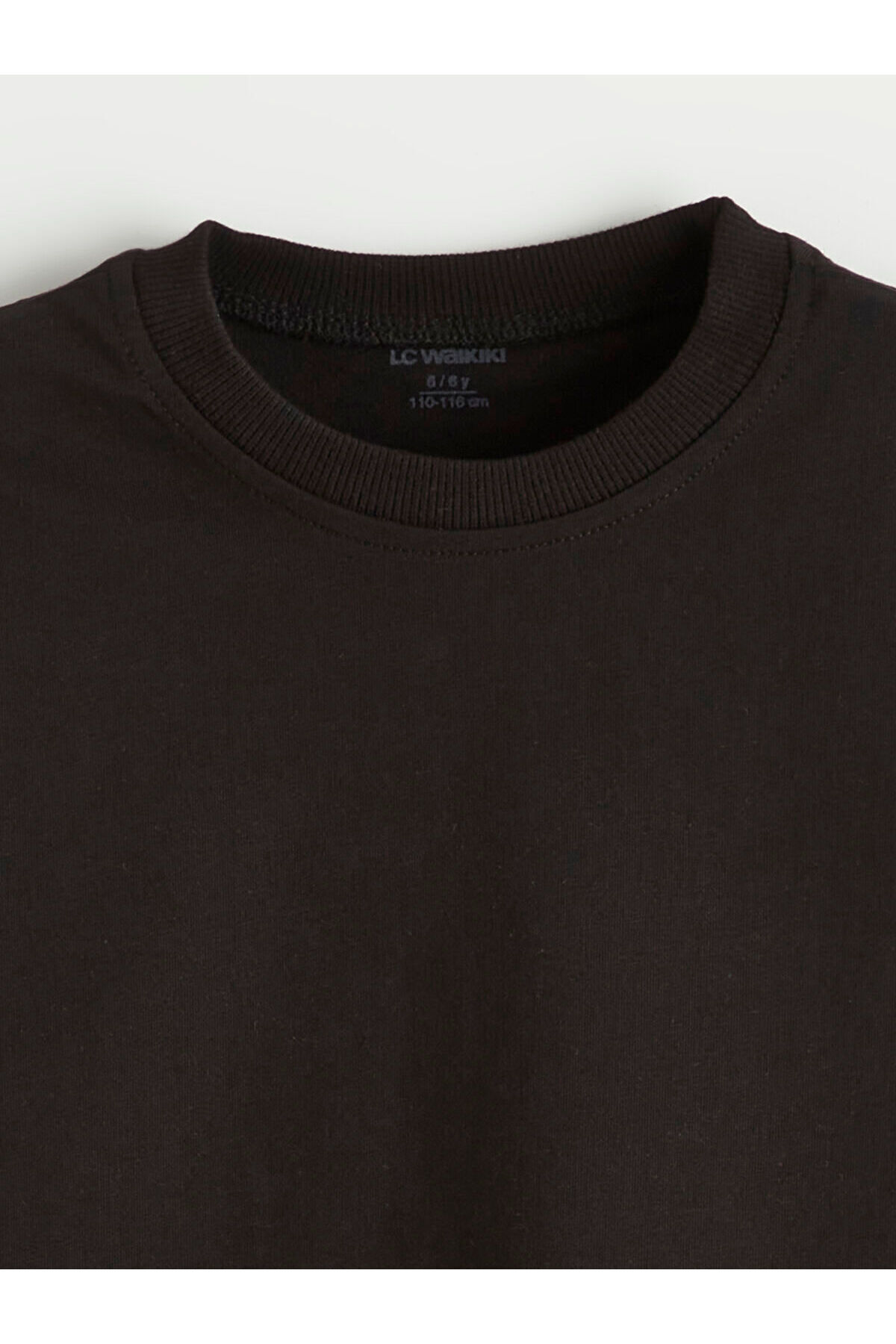 LC Waikiki Nevaa Collection Ekru Bisiklet Yaka Erkek Çocuk Tişört 3'lü fotoğrafı 3 (önizleme)