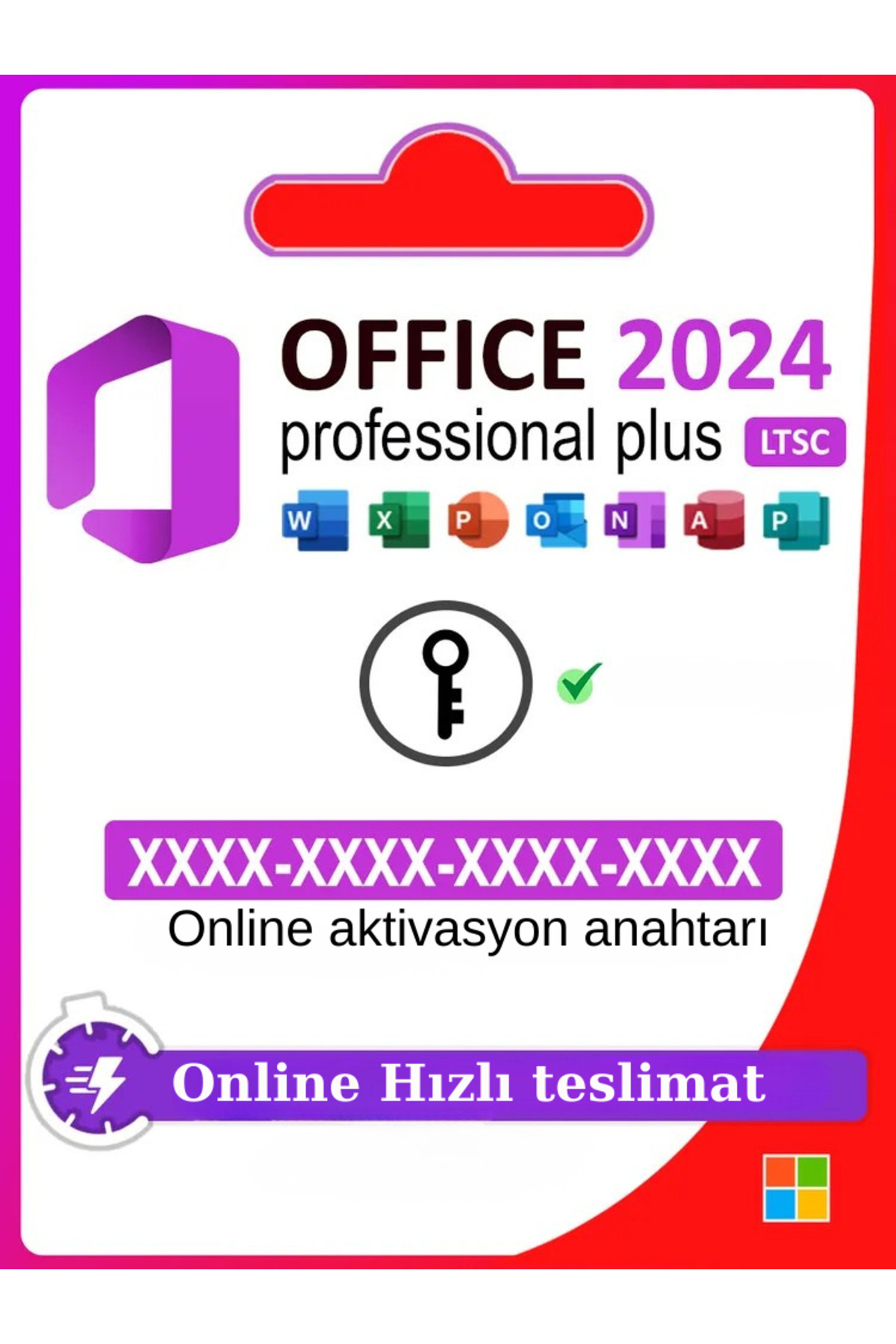 Microsoft Office 2024 Online Lisans Anahtarı Key - Sınırsız erişim