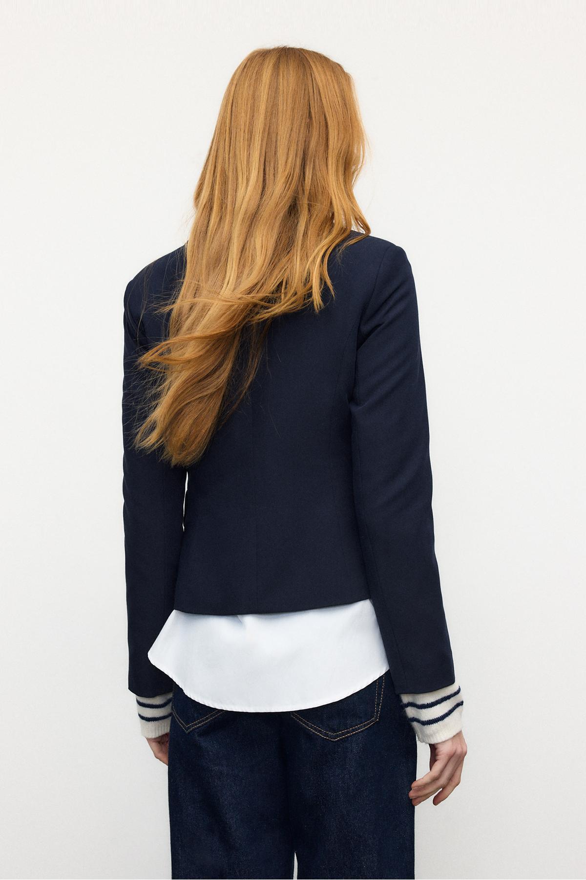 Stradivarius  Kısa blazer ceket - Görsel 5