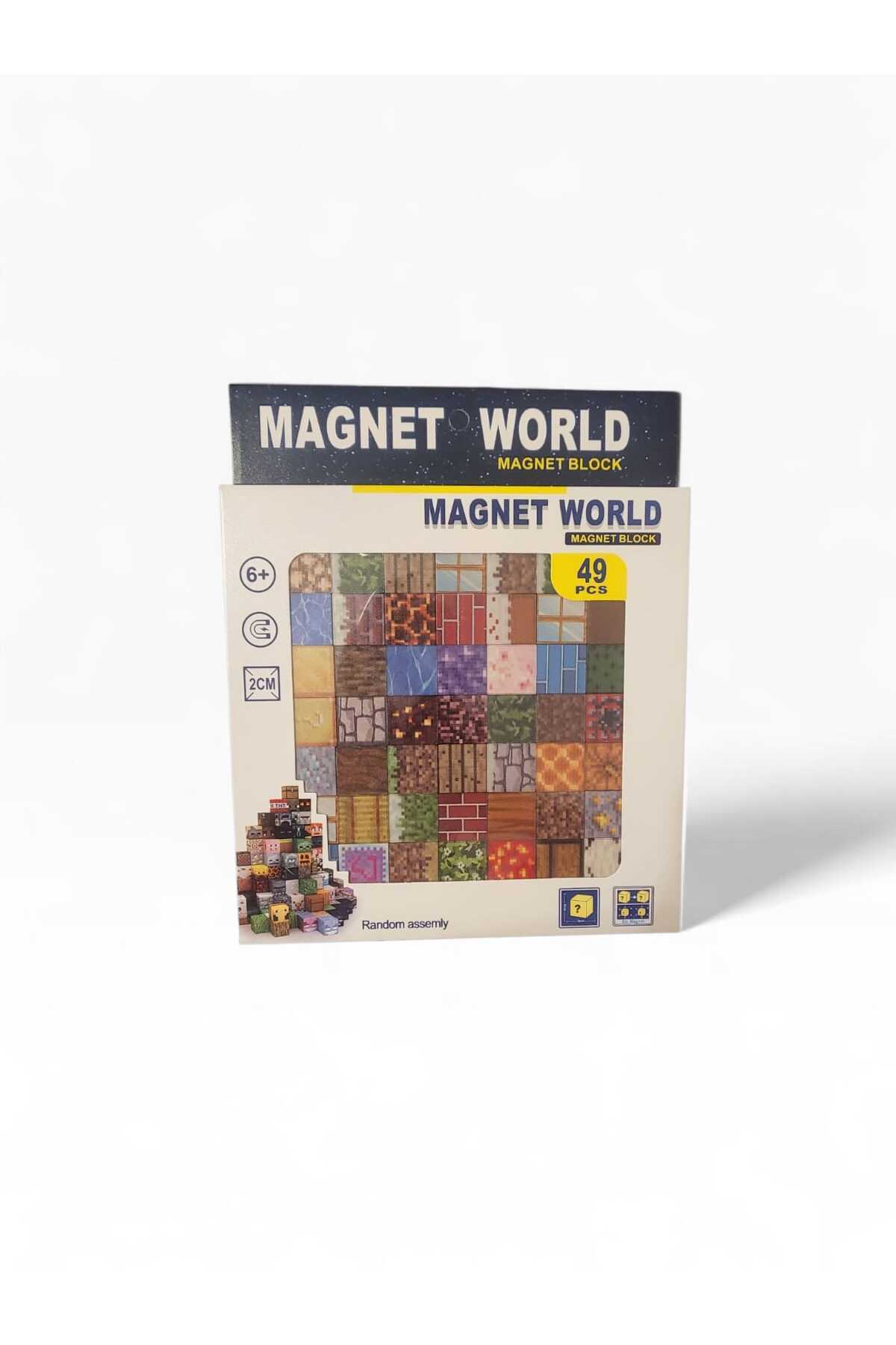 Minecraft Magnet Block Minecraft Magnet World magnetic building blocks 49 pcs- Trendyol