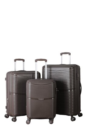 MÇS V379 AURA Y.ÜRETİM PP VALİZ SİYAH SET