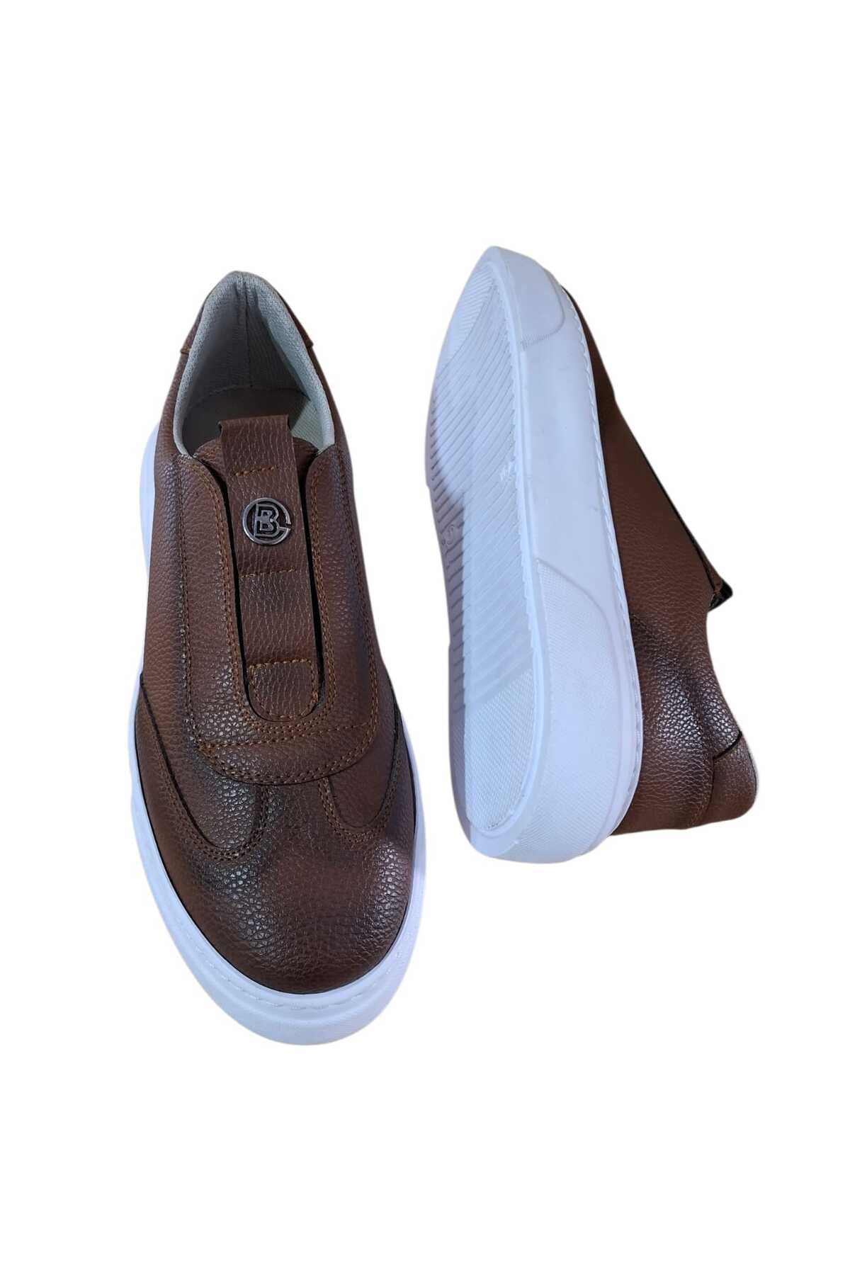 capel hor-se  GÜNLÜK KOLAY GİYİLEBİLEN ERKEK YÜRÜYÜŞ AYAKKABISI KAHVERENGİ - Görsel 5