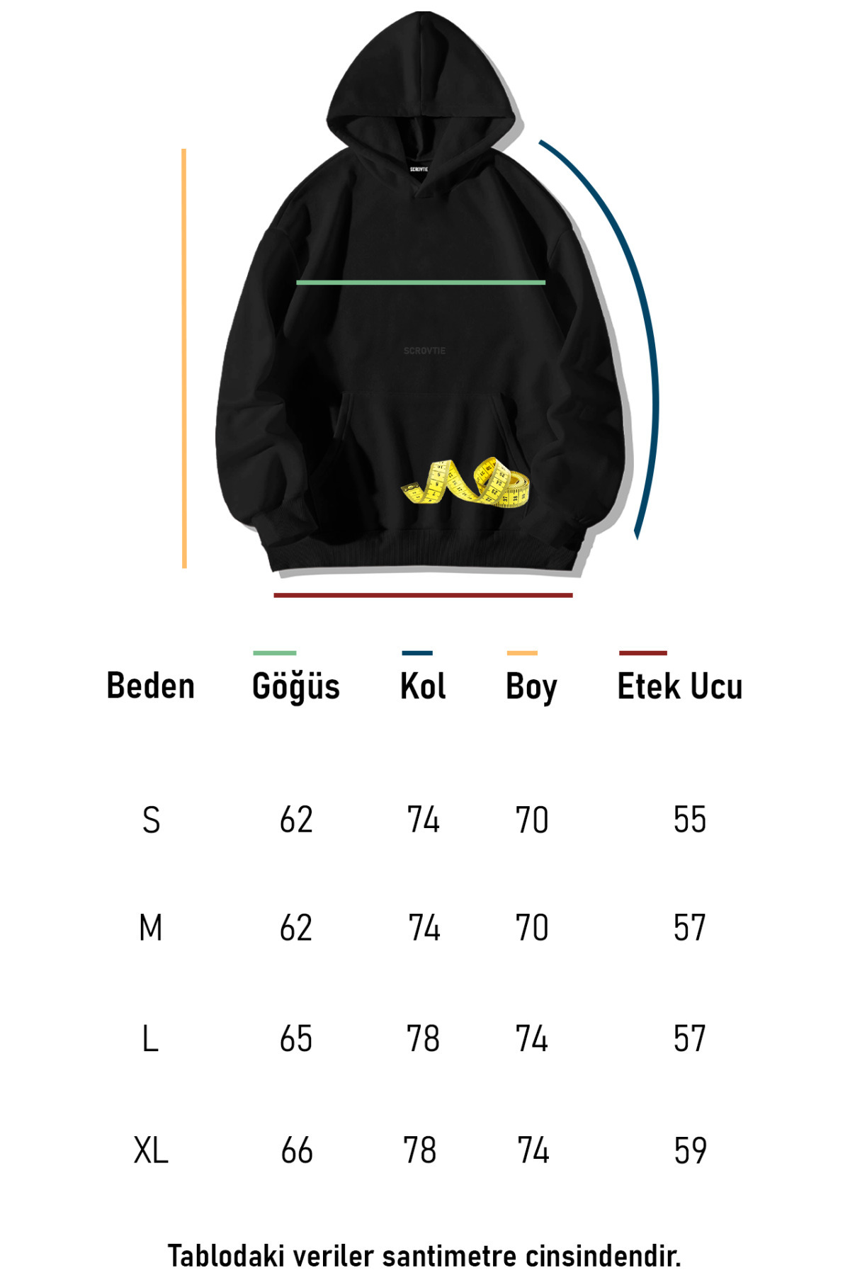 Stadium  Unisex Antrasit Oversize Hoodie - Toji Fushiguro Anime Baskılı 3 İplik Streetwear Sweatshirt - Görsel 7