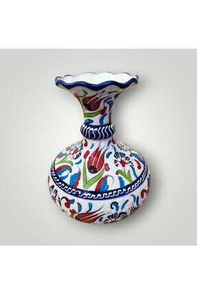 Modern Seramik Modern Çini 20 cm Geniş Dekoratif Vazo